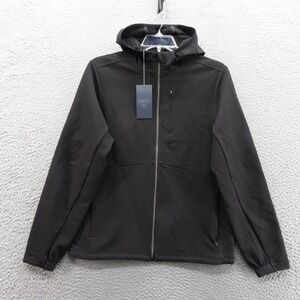 VRST Cold Weather Performance Jacket Small Black Mens Hooded Wind Resistant‎ NWT